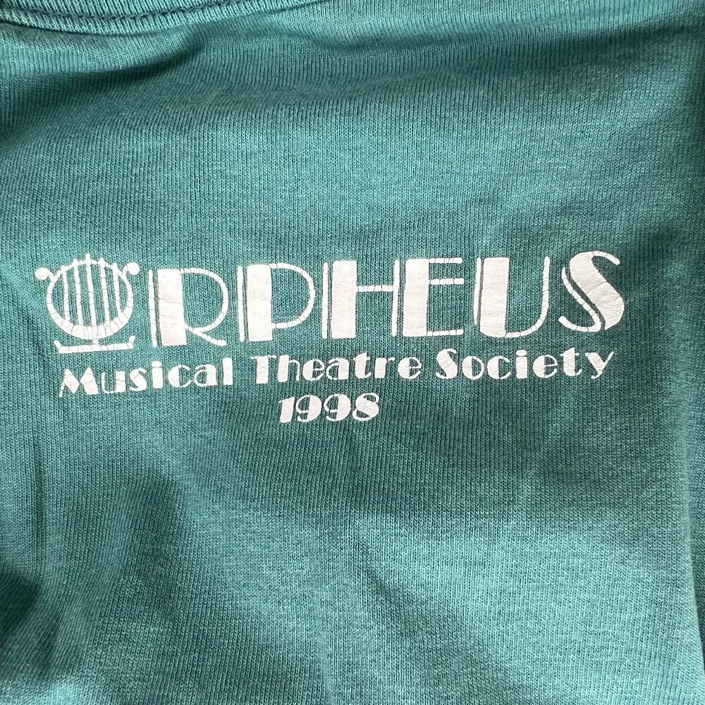 Vintage 90s Single Stitch Graphic Tee Musical Theater Short Sleeve T-Shirt 90's - Picture 8 of 10